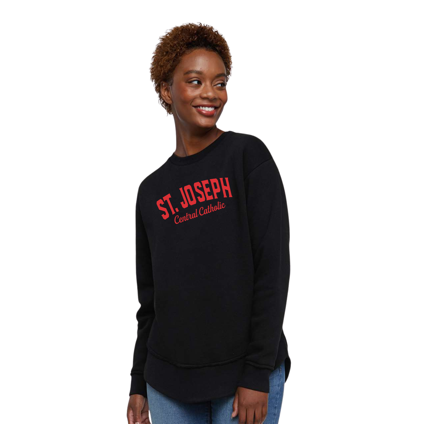 SJCC/BHCS (SJAS-15) Design on Women's Weekend Fleece Crewneck Sweatshirt (LAT3525)