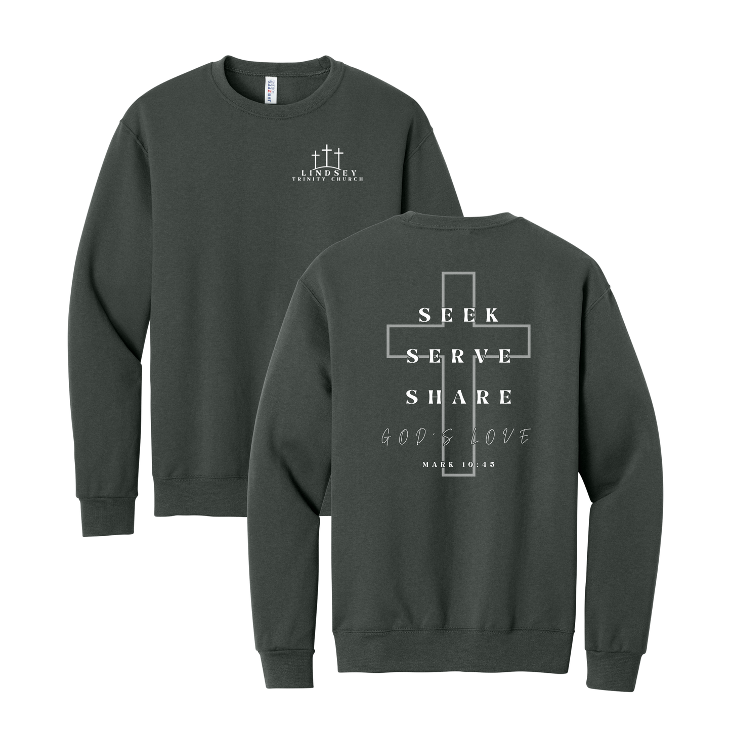 Lindsey Trinity Church Basic Crewneck Sweatshirt