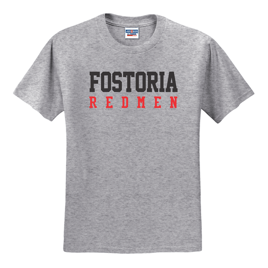 Fostoria Redmen (FOS-06) Design on Optional Apparel