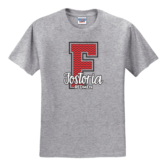 Fostoria Redmen (FOS-02) Design on Optional Apparel