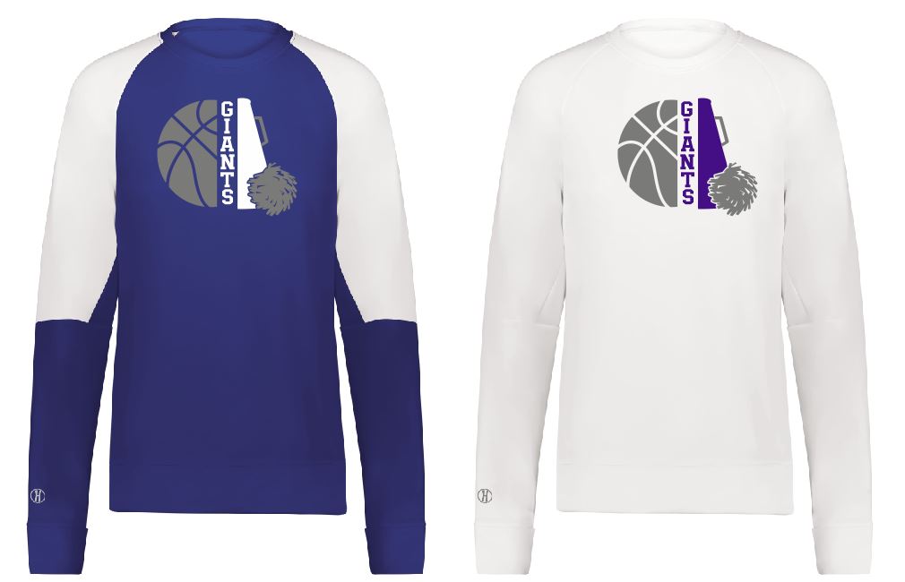 Fremont Ross Cheerleading (Design 2) Ladies Momentum Team Fleece Crewneck Sweatshirt (223725) ucm