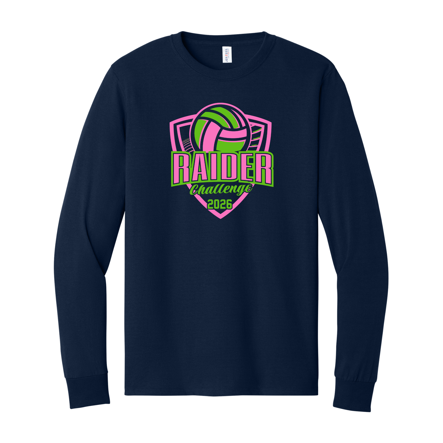 Lakota Volleyball Raider Challenge Basic Long Sleeve T-Shirt