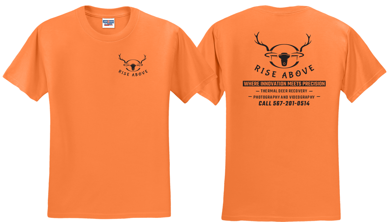 Rise Above Short & Long Sleeve T-Shirts- Choice of Color