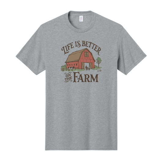 Life is Better on the Farm Shirt, Farmer Shirt, Agriculture Shirt, Barn Shirt