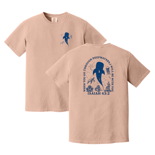 When You Go Through Deep Waters, I Will Be With You Shirt, Christian Shirt, Faith Shirt