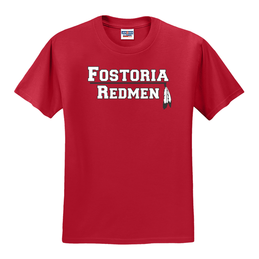 Fostoria Redmen (FOS-01) Design on Optional Apparel