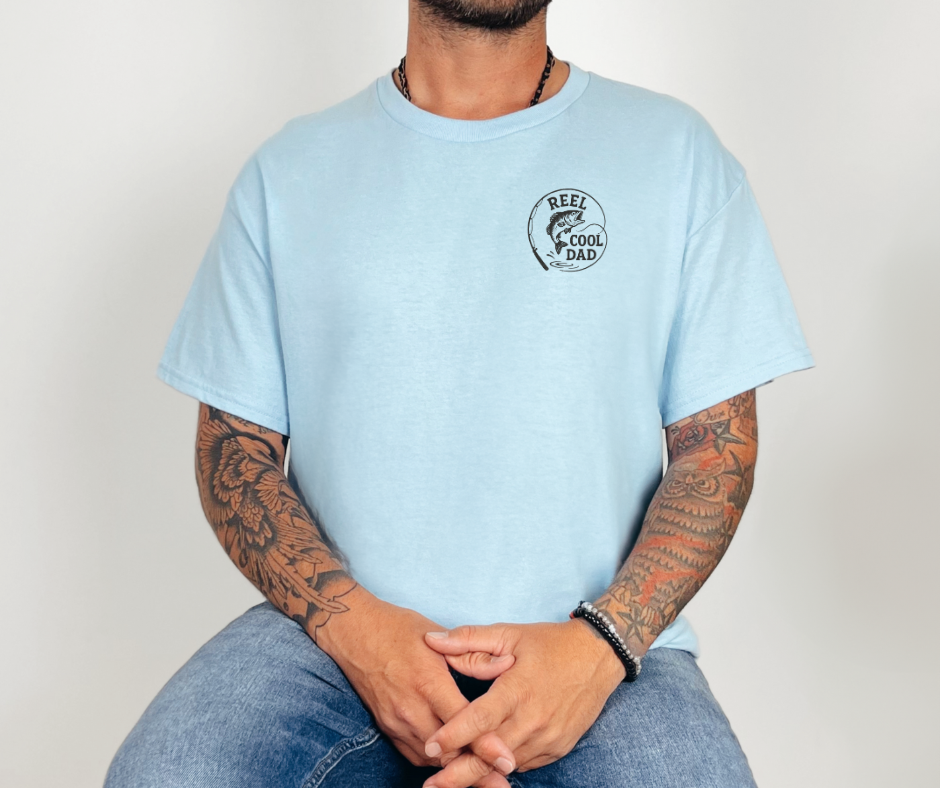 Reel Cool Dad, Men's Shirt, Dad Shirt, Father's Day Gift (29M)
