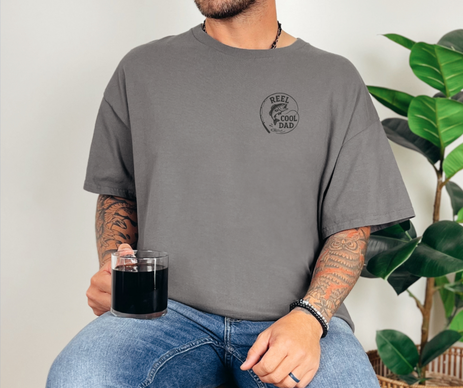 Reel Cool Dad, Men's Shirt, Dad Shirt, Father's Day Gift (29M)