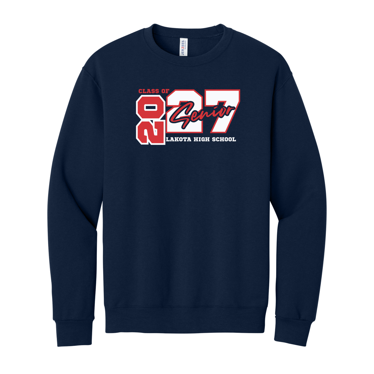 Lakota Senior Class Fundraiser Design 1 Basic Crewneck Sweatshirt