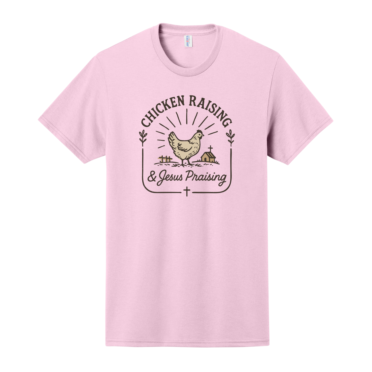 Chicken Raising & Jesus Praising Shirt, Christian Shirt, Christian Sweatshirt, Chicken Sweatshirt, Farm Shirt