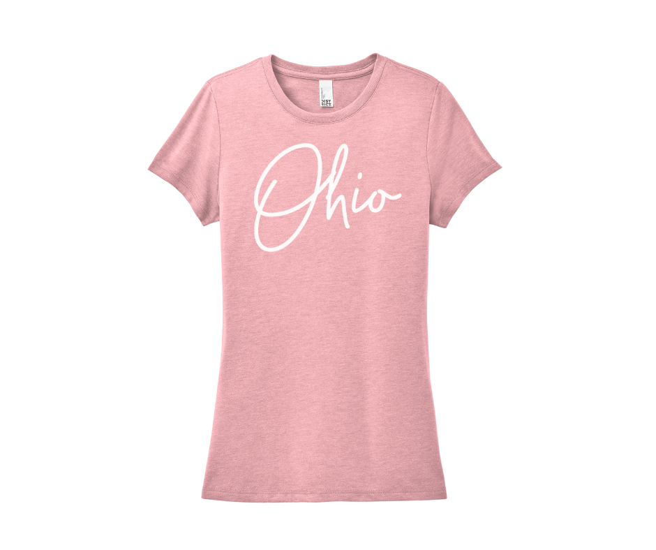 Ohio Shirt, Ohio Script Shirt, Women's Shirt (DM130L)