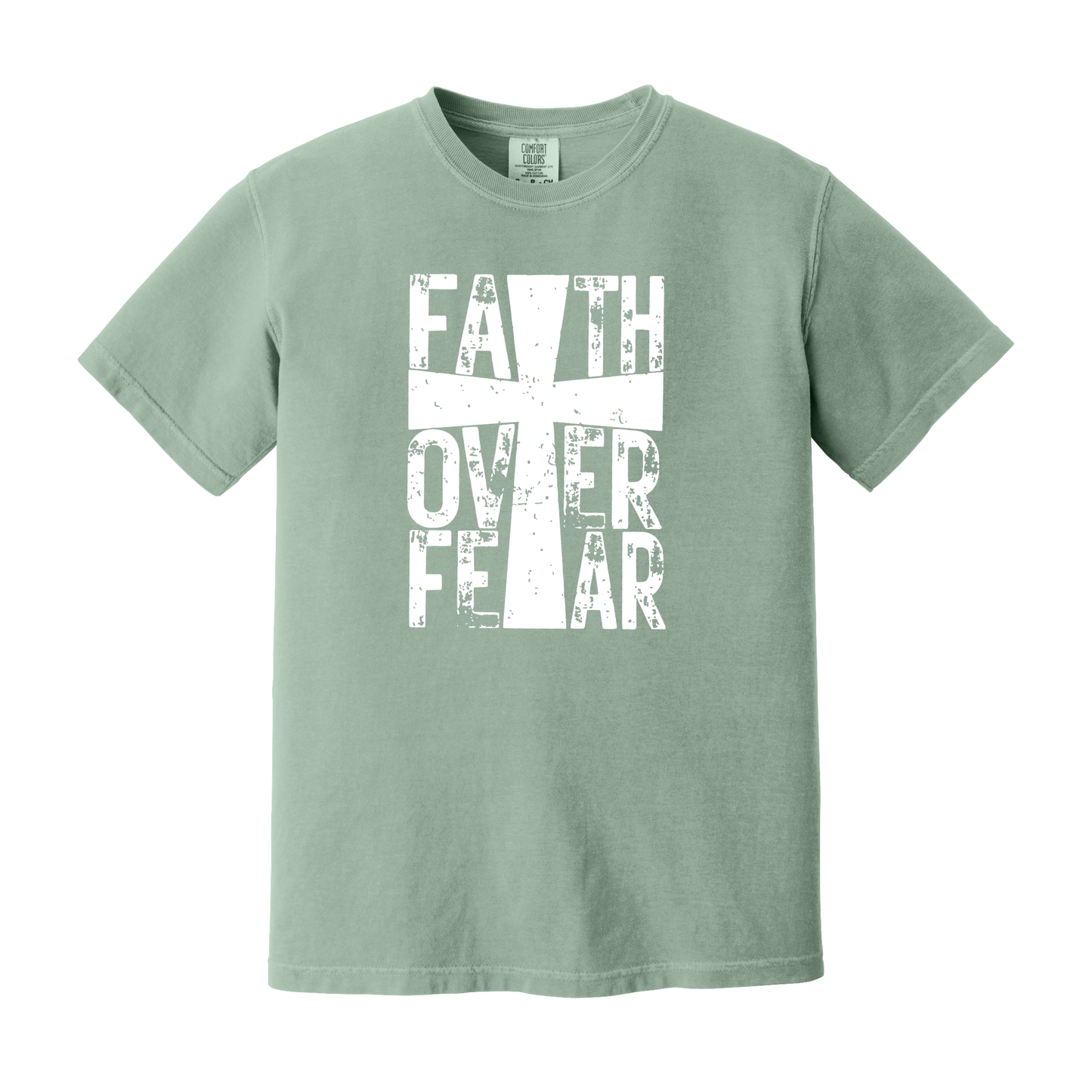 Faith Over Fear Shirt, Christian Shirt, Cross Shirt