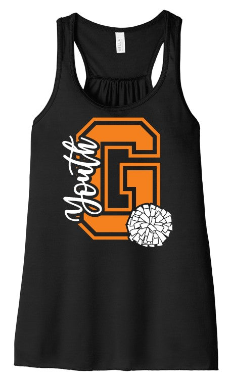 Gibsonburg Youth Cheer Ladies Flowy Tank Top (BC8800)