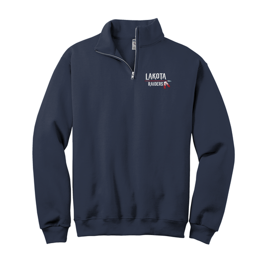 Lakota Drumline Jerzees 1/4 Sweatshirt (EMB, 995M) ELRAS-36