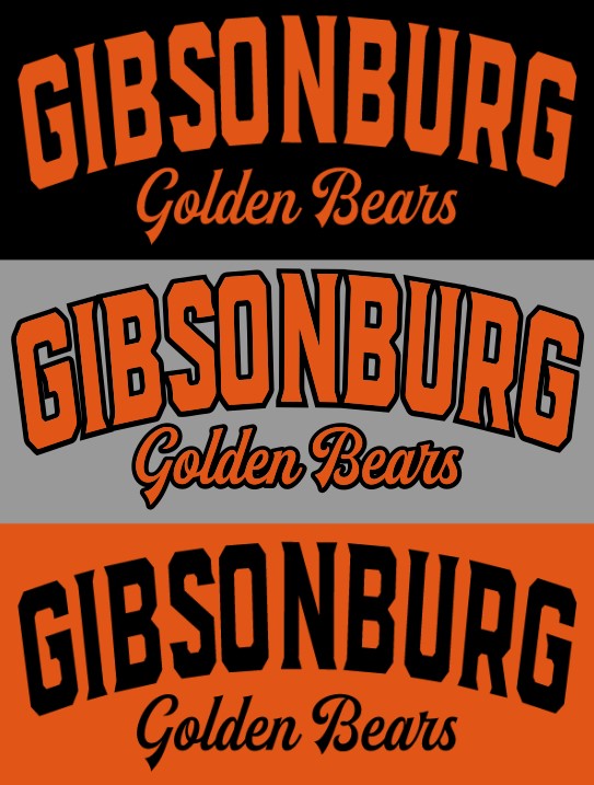 Gibsonburg (GBAS-19) Design on Optional Apparel