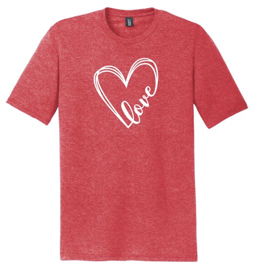 Love Heart Shirt, Valentine's Day Shirt, Women's Shirt, Kids Shirt