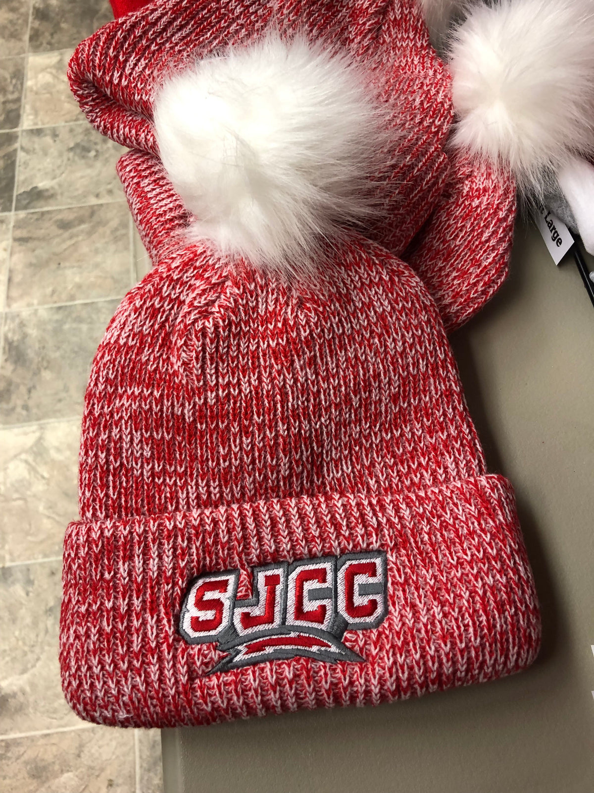 SJCC Basketball Pom Beanie P604K