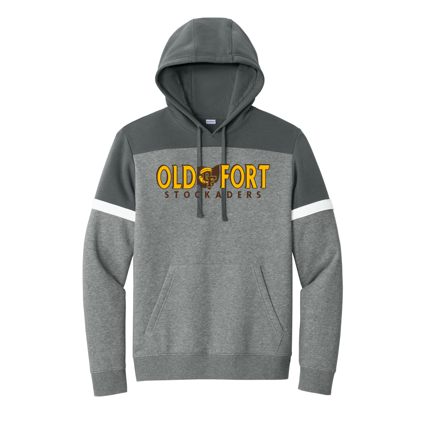 Old Fort (OFAS-22) Design on Sport-Tek® Drive Fleece Colorblock Hoodie (STF205)
