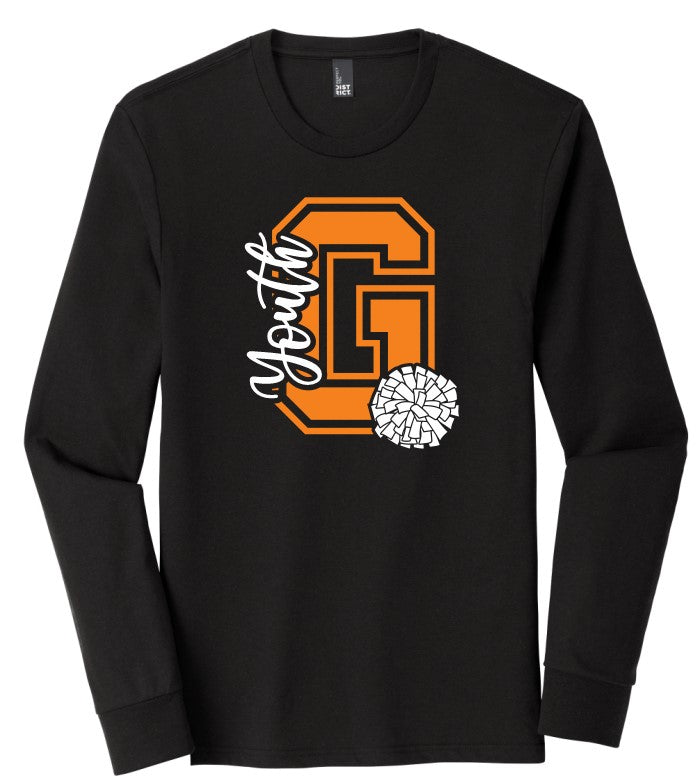 Gibsonburg Youth Cheer Soft Triblend Long Sleeve Tee (DM132/DT132Y)