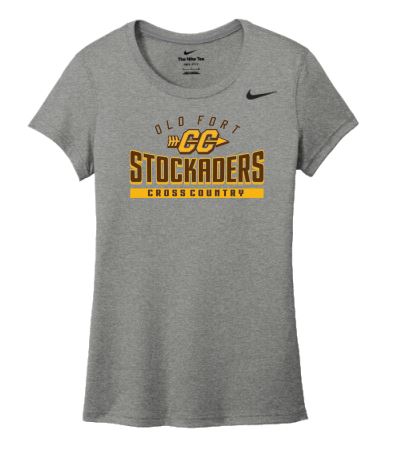 Old Fort Cross Country Fanwear 2024 Nike Team rLegend Tee Unisex, Youth and Ladies (DV7299) UCM