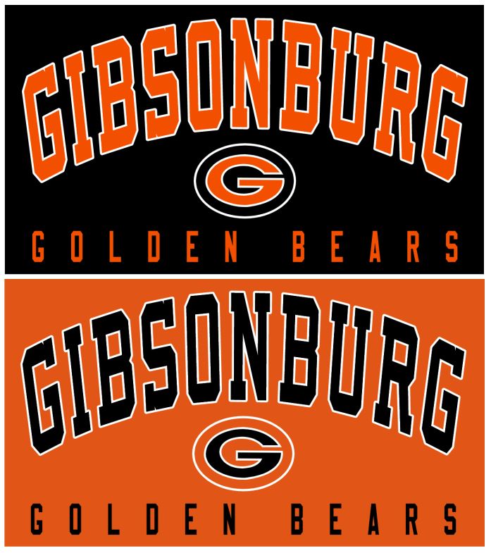Gibsonburg (GBAS-32) Design on Optional Apparel