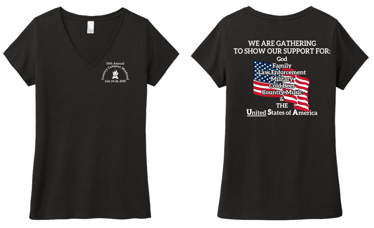 Country Campout Weekend T-Shirt Options