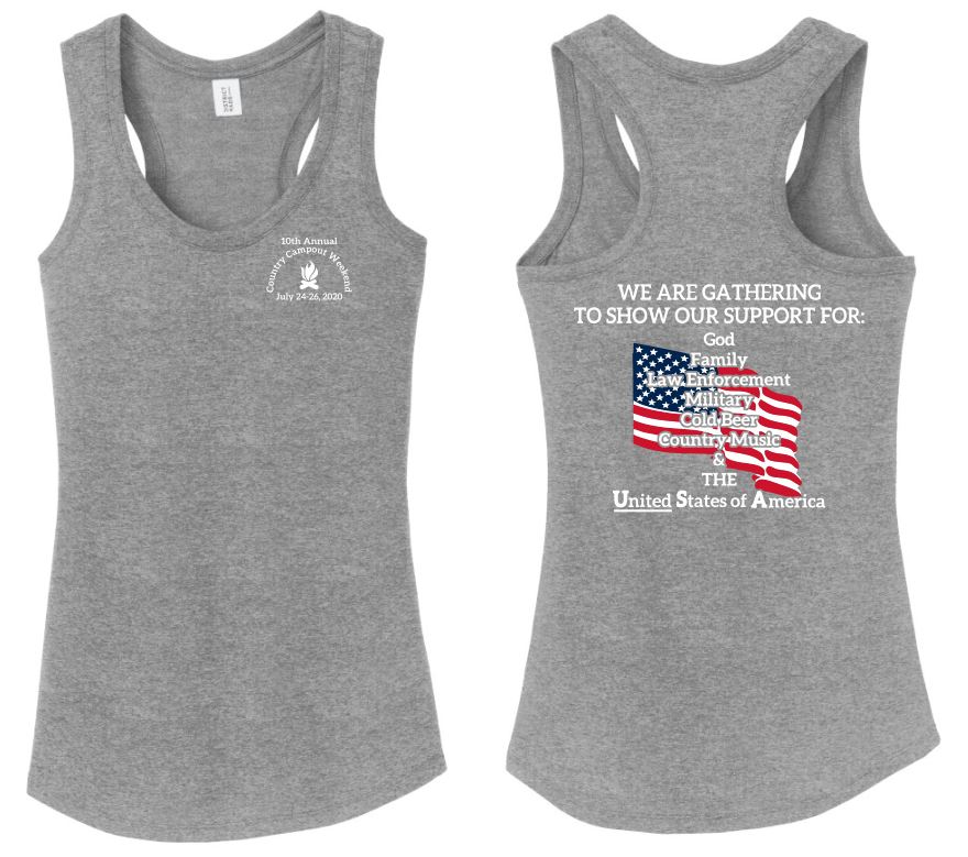Country Campout Weekend Tank/Sleeveless Options