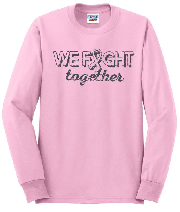 We Fight Together - Breast Cancer Basic Long Sleeve Shirt