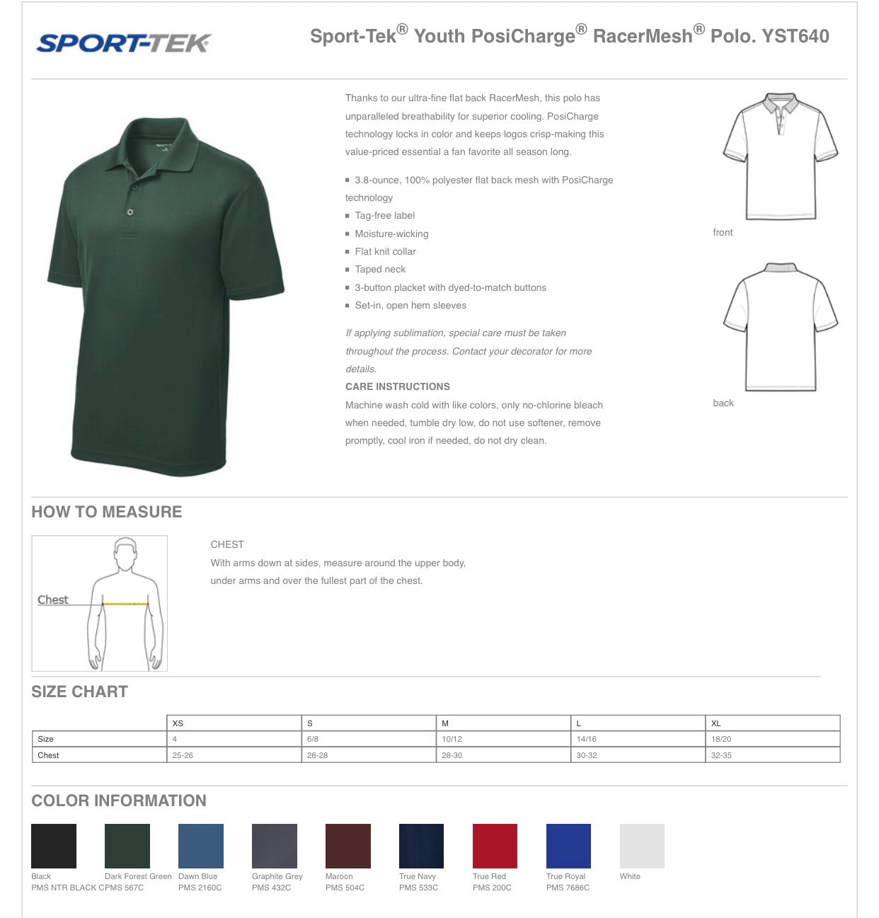 Youth Performance Polo