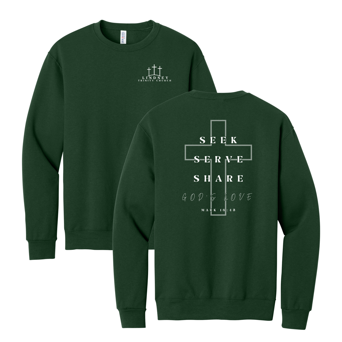 Lindsey Trinity Church Basic Crewneck Sweatshirt