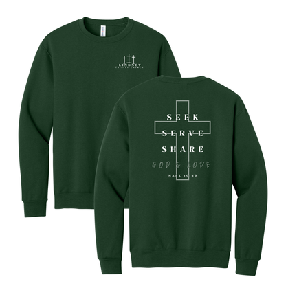 Lindsey Trinity Church Basic Crewneck Sweatshirt