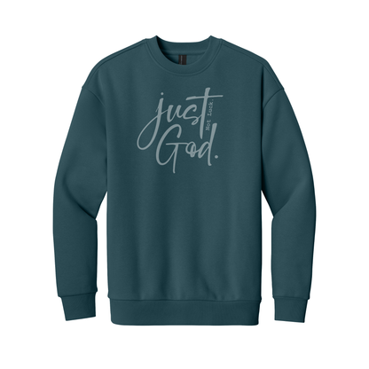Just God. Not Luck. Sweatshirt, Christian Sweatshirt, Christian Hoodie, Christian Hooded Sweatshirt, Christian Crewneck Sweatshirt, Faith Sweatshirt