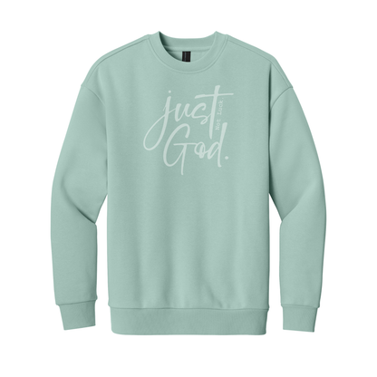 Just God. Not Luck. Sweatshirt, Christian Sweatshirt, Christian Hoodie, Christian Hooded Sweatshirt, Christian Crewneck Sweatshirt, Faith Sweatshirt