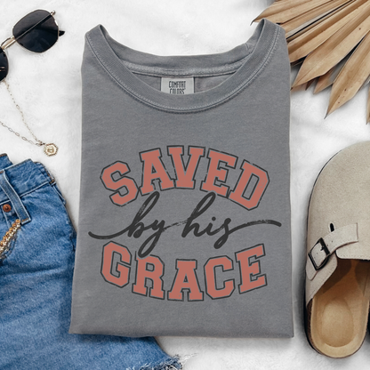 Saved by His Grace Shirt, Christian Shirt, Jesus Shirt, Faith Shirt