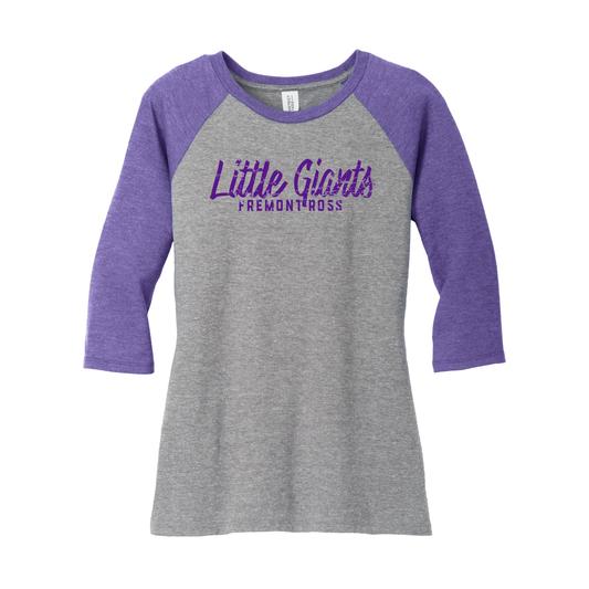 Fremont Ross (FRAS-35) Design on District Women’s Perfect Tri 3/4-Sleeve Raglan (DM136L)