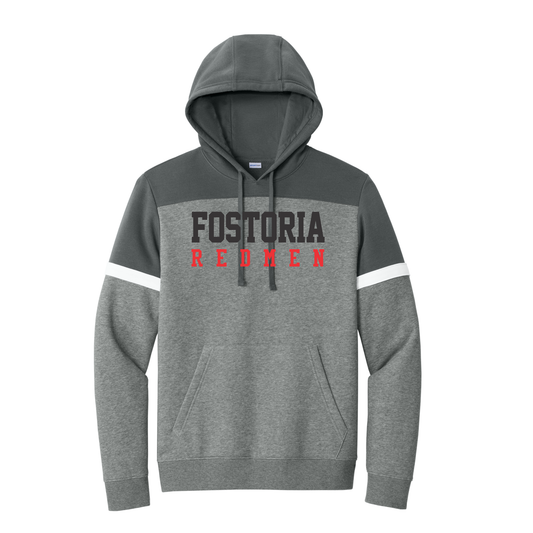 Fostoria (FOS-06) Design on Sport-Tek® Drive Fleece Colorblock Hoodie (STF205)