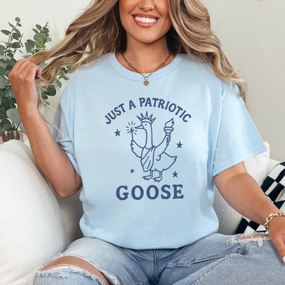 Just a Patriotic Goose Shirt, Patriotic Shirt, America Shirt, USA Shirt, Fourth of July Shirt