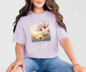 His Mercies are New Every Morning Shirt, Faith Shirt, Bible Quote Shirt (1717)