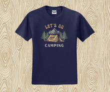 Let's Go Camping, Camping Shirt, Nature Shirt, Tent Camping Shirt (29M)