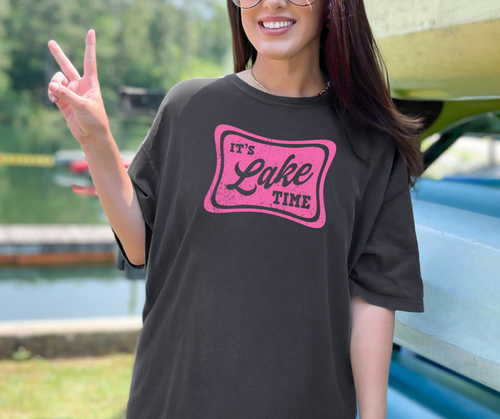 It's Lake Time Shirt, Lake Shirt, Summer Shirt, Women's Shirt (1717)