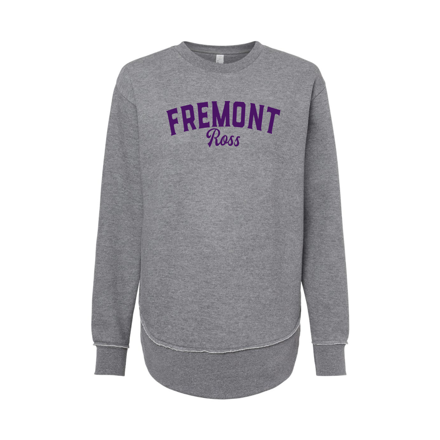 Fremont Ross (FRAS-30) Design on Women's Weekend Fleece Crewneck Sweatshirt (LAT3525)