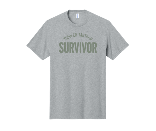Toddler Tantrum Survivor Shirt, Mom Shirt, Dad Shirt, Funny Shirt (29M)