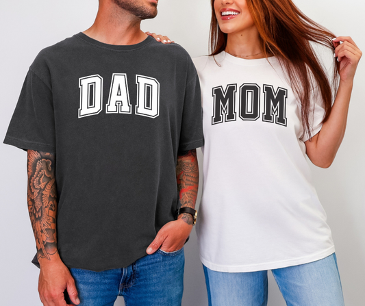 Mom & Dad Shirts, New Parent Gift, Mom Shirt, Dad Shirt, Mom Est., Dad Est.