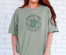 Respect the Locals Shirt, Ocean Shirt, Turtle Shirt (1717)
