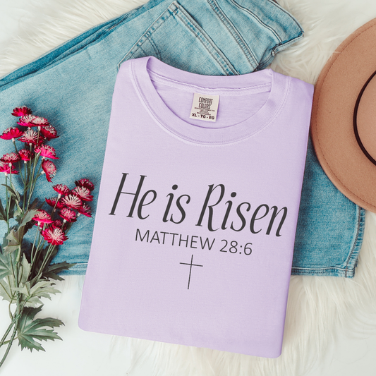 He is Risen Shirt, Christian Shirt, Easter Shirt (1717)