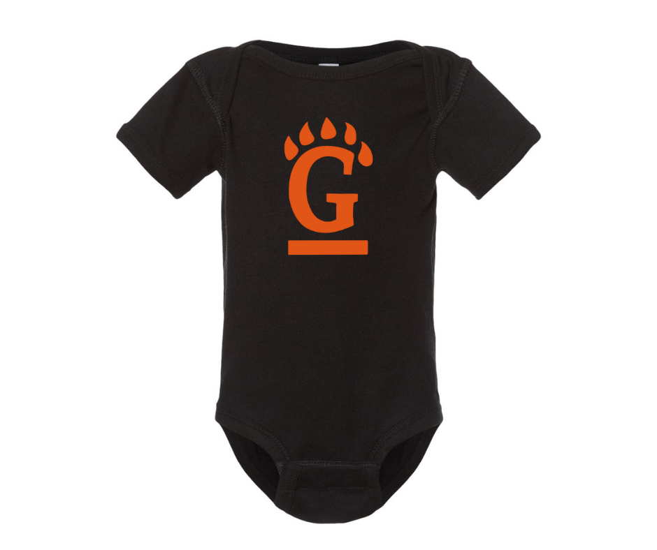 Gibsonburg Golden Bears (GBAS-14) Baby Onesie