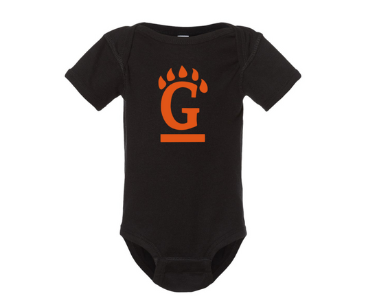 Gibsonburg Golden Bears (GBAS-14) Baby Onesie