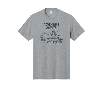 Adventure Awaits Shirt, Funny Shirt, Frog Shirt