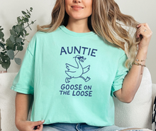 Auntie Goose on the Loose Shirt, Auntie Shirt, Aunt Shirt, Auntie Gift, Women's Shirt (1717)