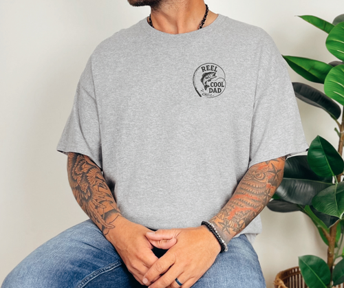 Reel Cool Dad, Men's Shirt, Dad Shirt, Father's Day Gift (29M)